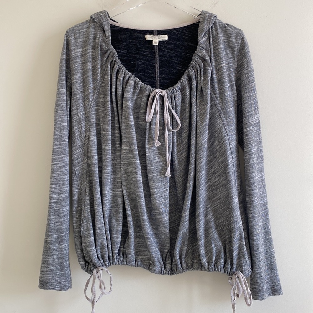 Pure + Good Long Sleeve Hooded Top